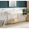 Anzzi 36 in. Console Sink in Brushed Gold with Matte White Counter Top CS-FGC001-BG - alternate 3